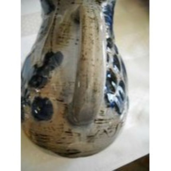 VINTAGE Made in West Germany Fruit Pattern Pitcher Creamer Blue 419-14 - Picture 4 of 6